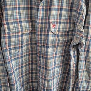 Ariat Men's Multicolor Plaid Button Down Shirt